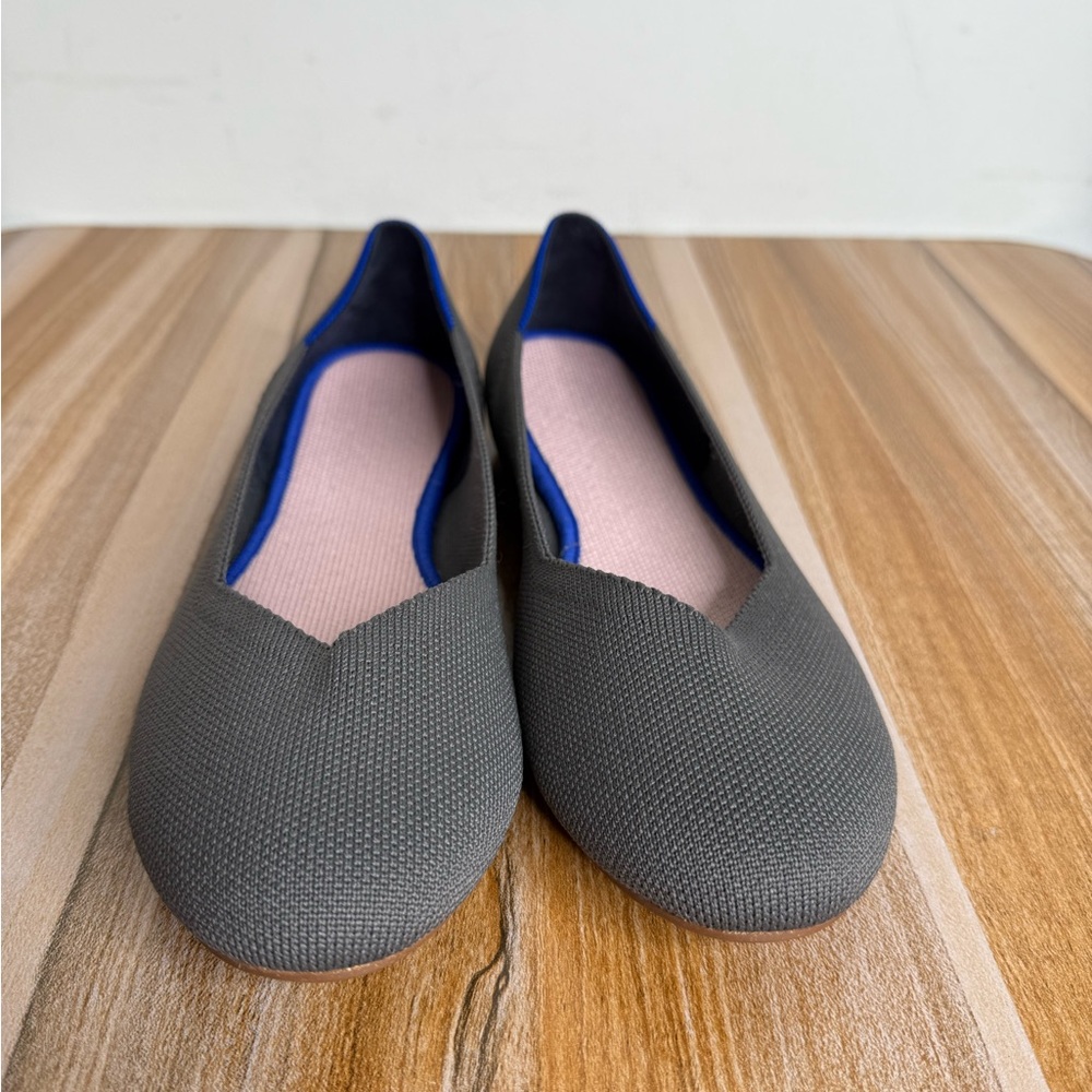 Rothy’s The Flat Womens Shoes Slip On Shoes Rounded Toe Size 8.5 Gray - Picture 3 of 11